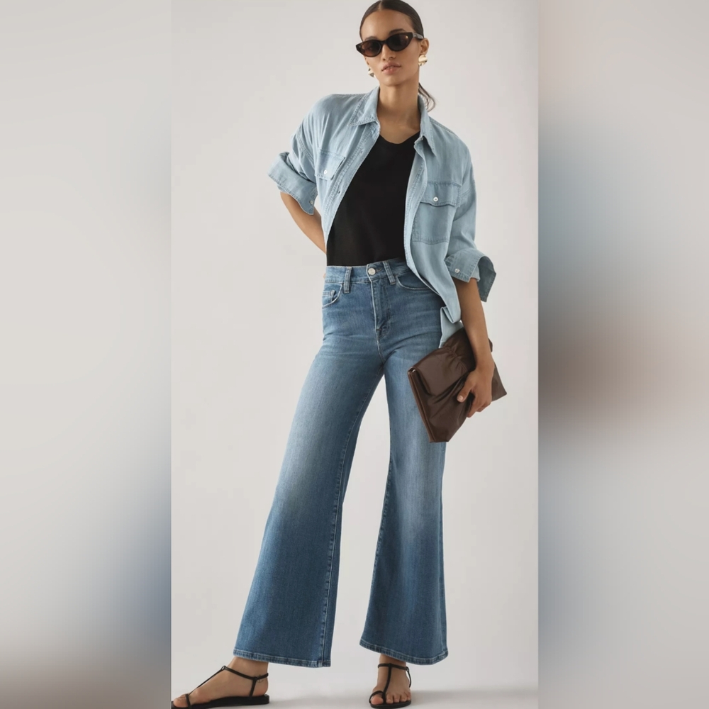 Frame Denim | Le Slim Palazzo | Size 27 | Drizzle